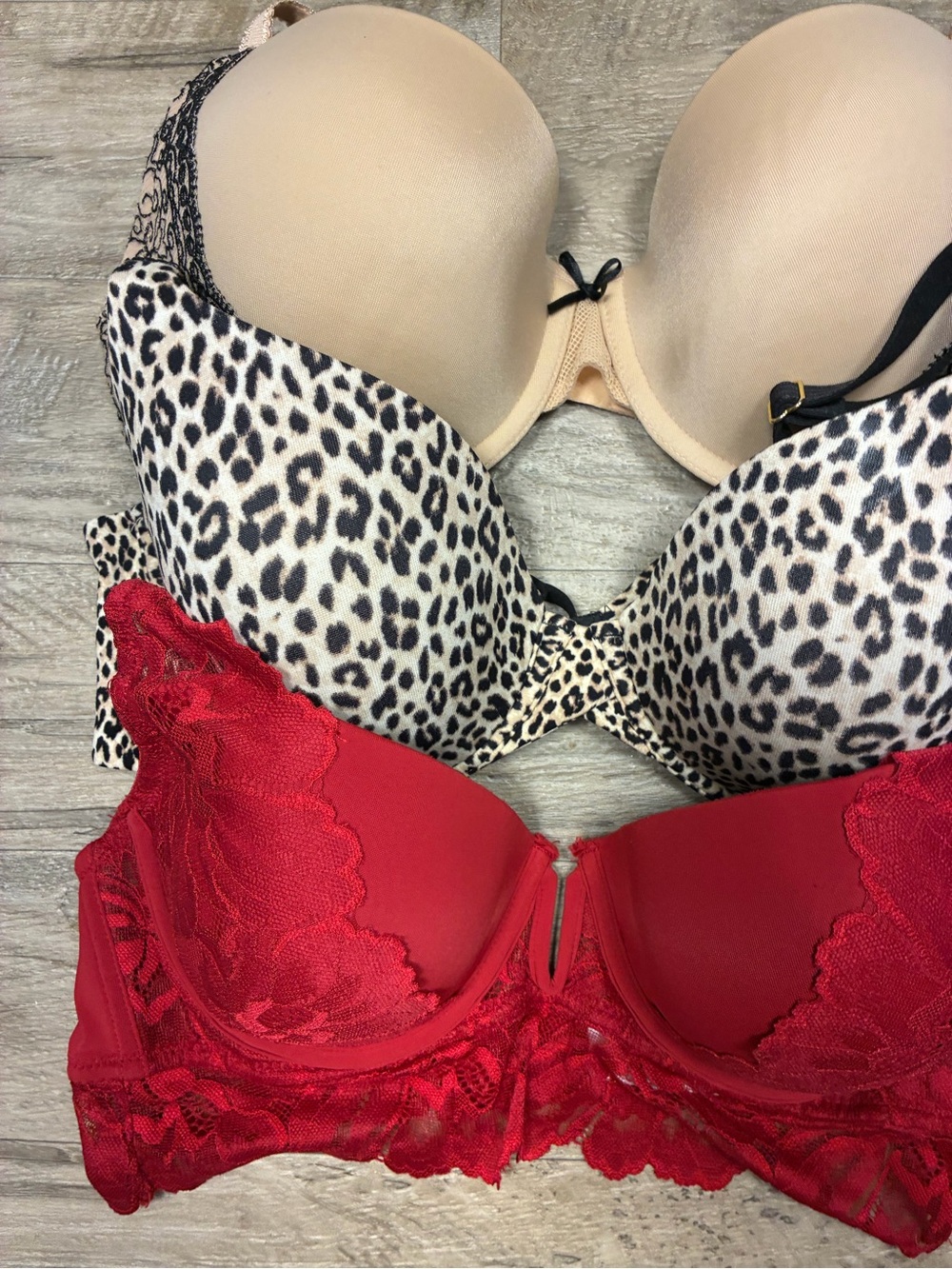 Joyspun Gillian O’Malley Marilyn Monroe 3 Underwired Bras Lace Push Up Lined - Picture 6 of 10
